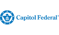 Capitol Federal logo, indicating business success with hosting and managed services provider American Website Development