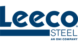 Leeco Steel logo, indicating business success with American Website Development managed services and hosting